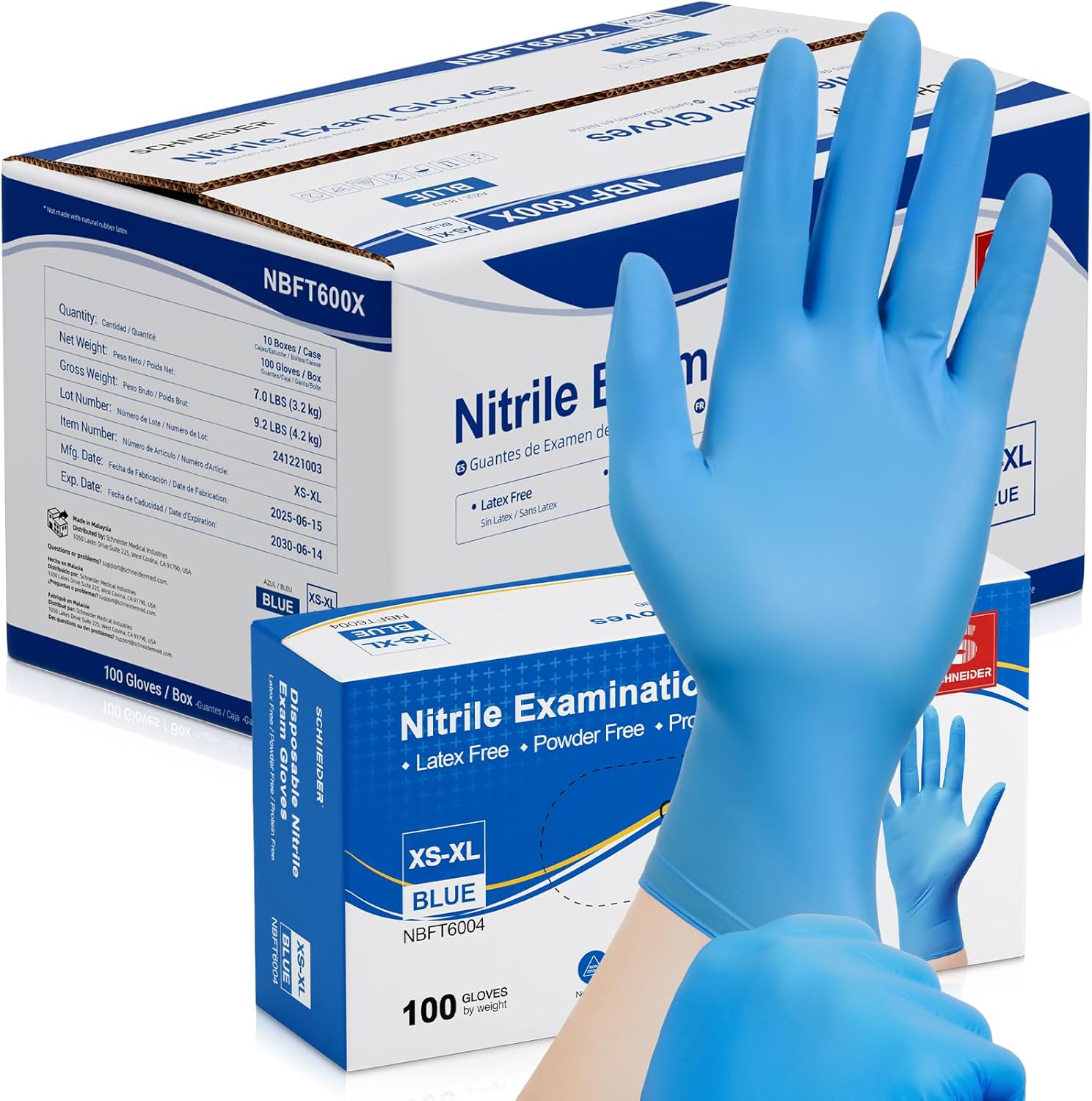 Exam Glove Nitrile - Nitrile Exam Gloves, Medical Grade Blue
