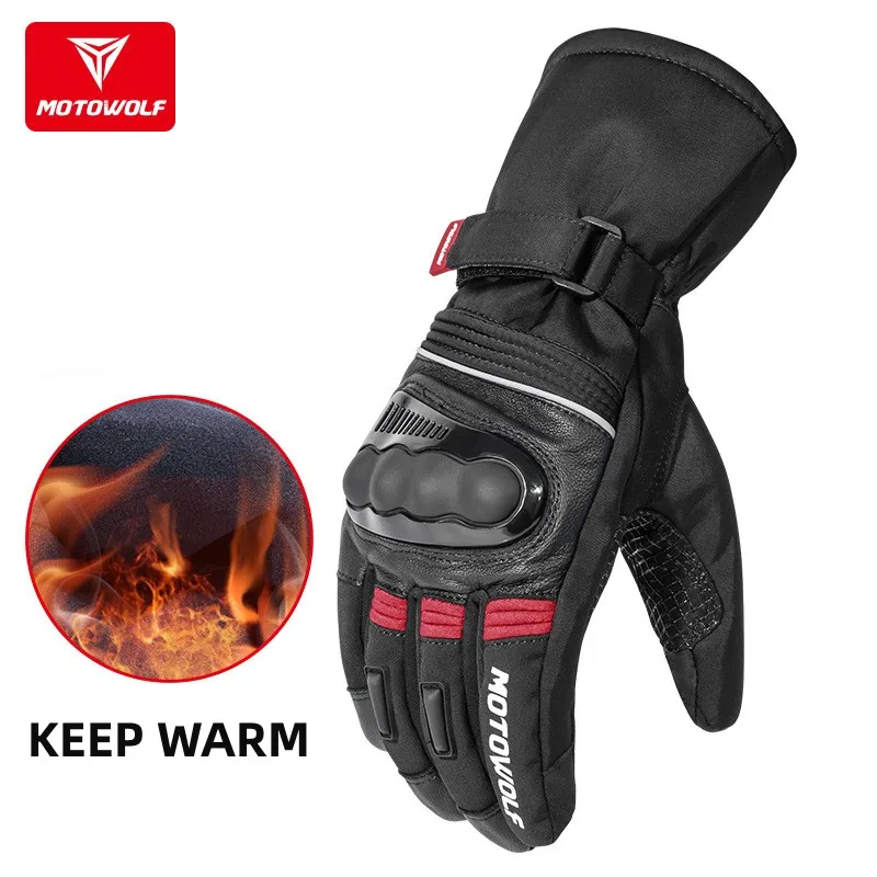 Motowolf Winter Motorcycle Glo – обзор и цена Ski Glove Waterproof