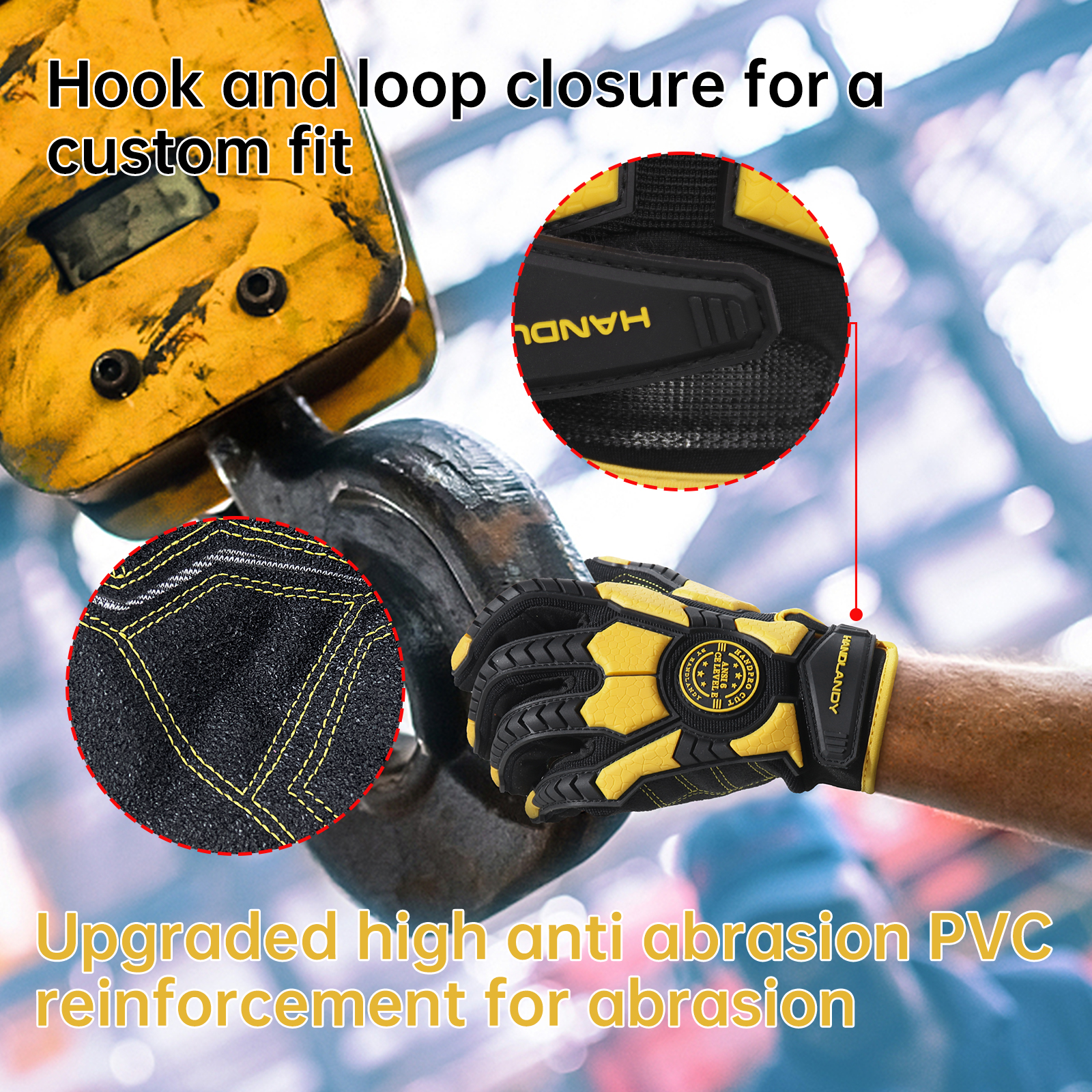 Heavy Duty Work Gloves, Cut 6  – обзор и цена Work Glove Impact