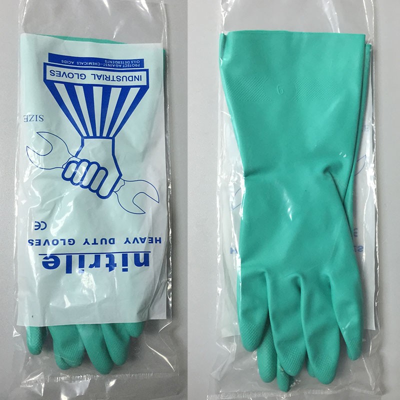 8Pieces/4 Pairs Oil-proof Long – обзор и цена Nitrile Mechanic Glove