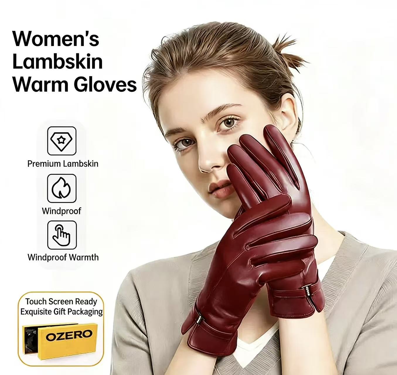 Women's Fashionable Winter She – обзор и цена Wool Glove Lined