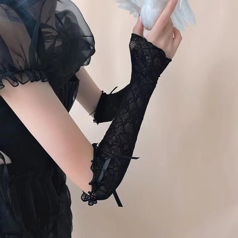 Summer Long Lace Ruffle Mesh F – обзор и цена Fingerless Glove Knit