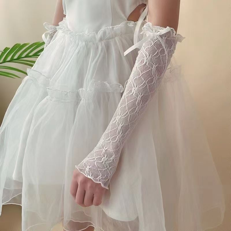 Summer Long Lace Ruffle Mesh F – обзор и цена Fingerless Glove Knit