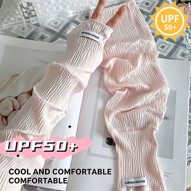Summer Loose Ice Silk Uv Prote – обзор и цена Fingerless Glove Knit