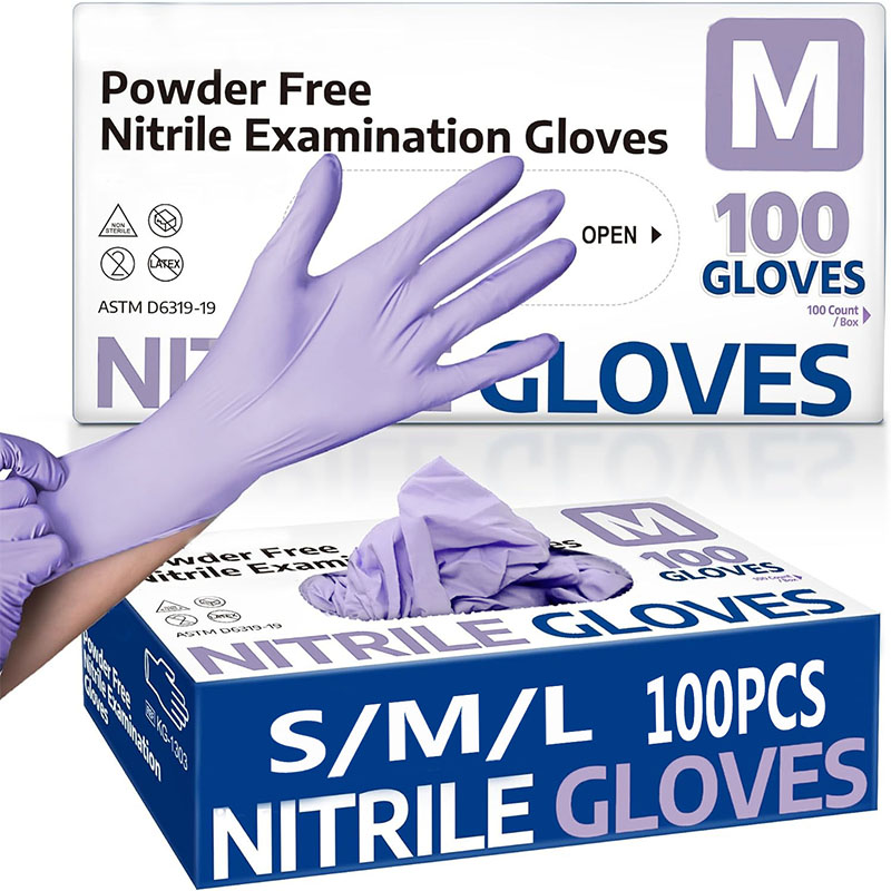10/20/50/100PCS Purple Disposa – обзор и цена Nitrile Mechanic Glove