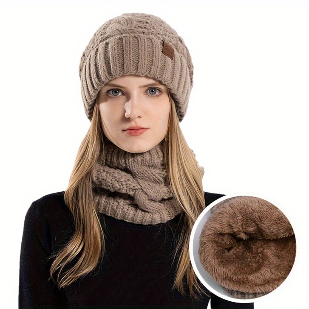 Soft Winter Beanie Hat Scarf S – обзор и цена Wool Glove Lined