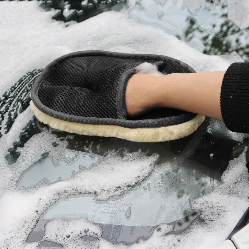 Car Wash Wool Gloves Thickened – обзор и цена Wool Glove Lined