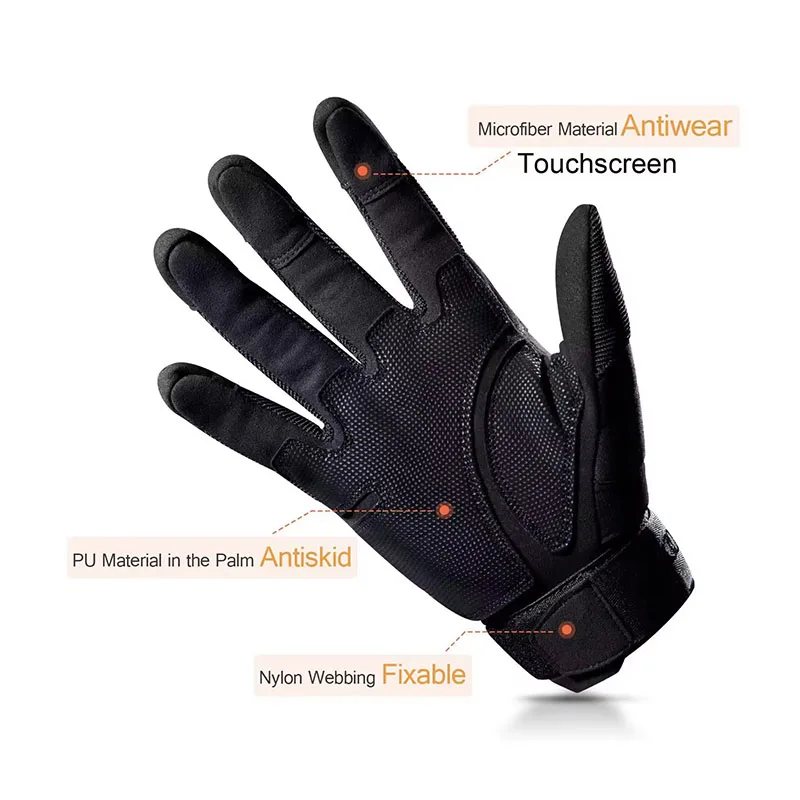 Men's Full Finger Tactical Glo – обзор и цена Motorcycle Glove Knuckle