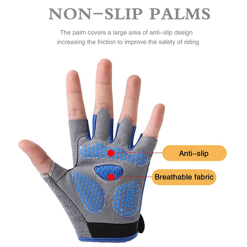Kids Half Finger Sports Cyclin – обзор и цена Cycling Glove Padded