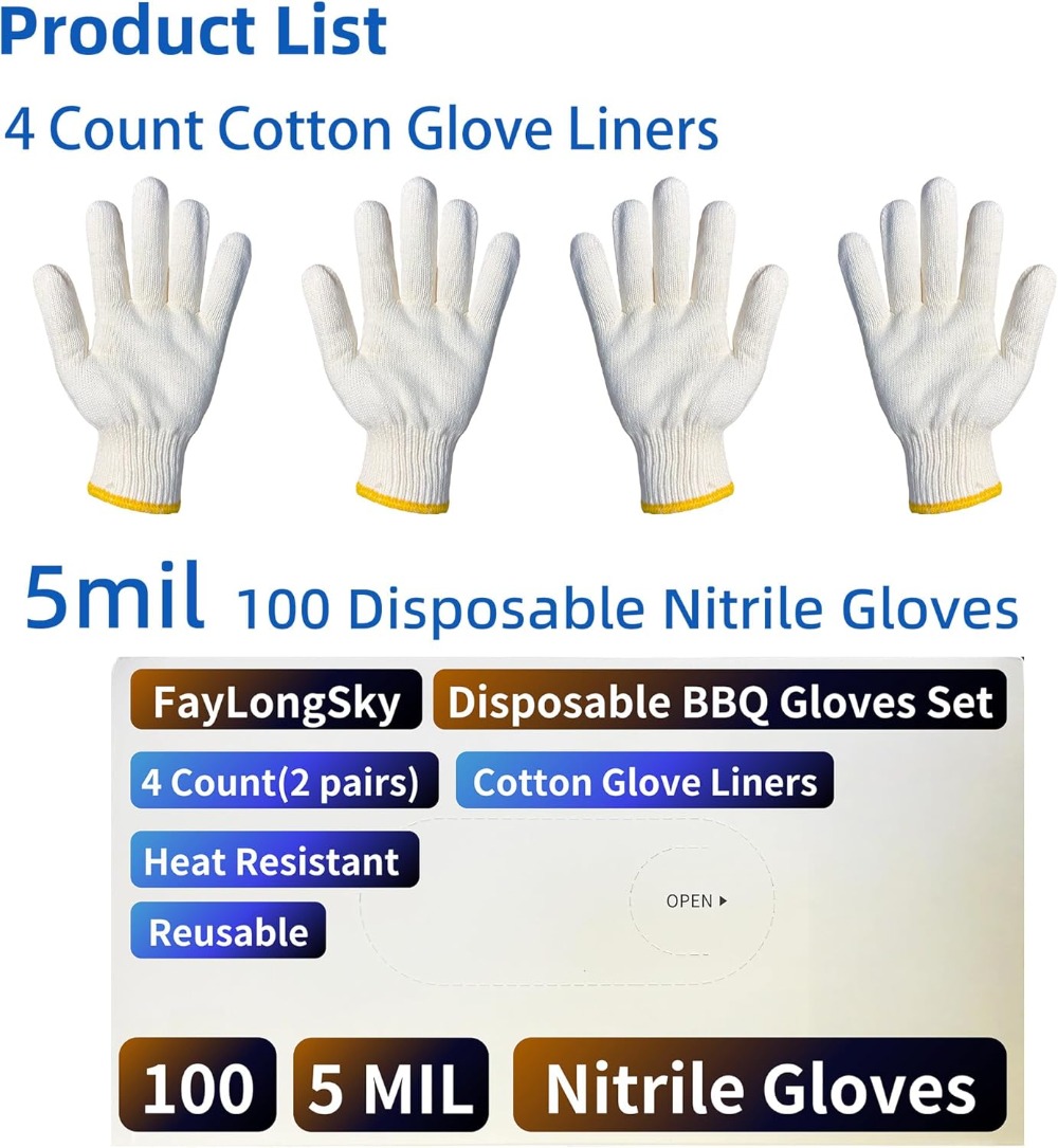Heat Resistant BBQ Gloves: 4 R – обзор и цена Heat Resistant Glove