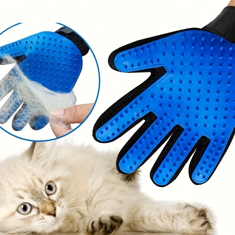 Pet Gloves Cat Grooming Gloves – обзор и цена Rubber Glove Cleaning