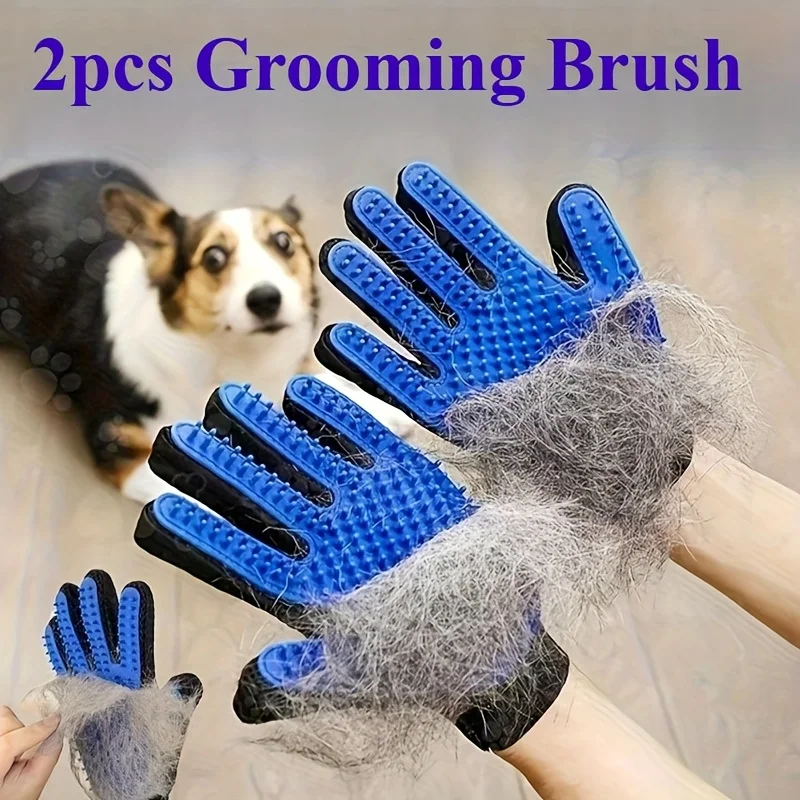 Pet Gloves Cat Grooming Gloves – обзор и цена Rubber Glove Cleaning