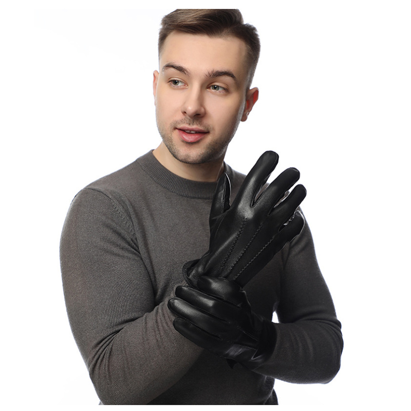 Winter Genuine Sheepskin Leath – обзор и цена Wool Glove Lined