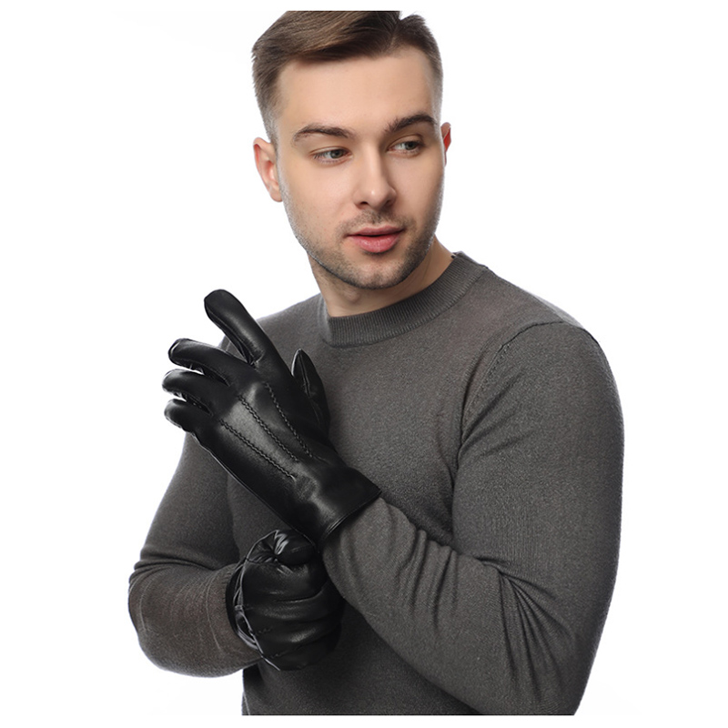 Winter Genuine Sheepskin Leath – обзор и цена Wool Glove Lined