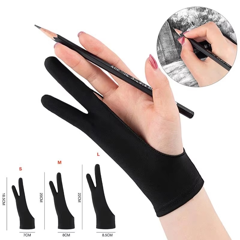S/M/L Two-Finger Drawing Glove – обзор и цена Touchscreen Glove Capacitive