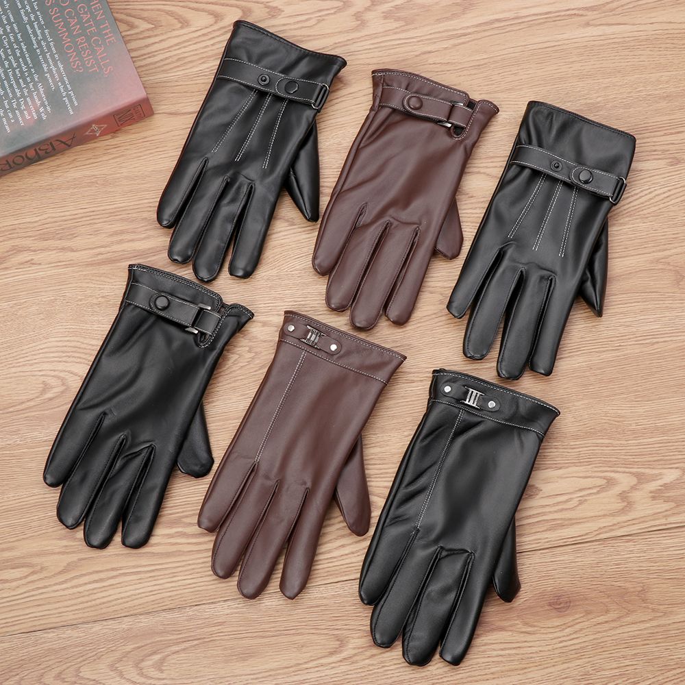 Men's Fleece Thermal Leather G – обзор и цена Leather Driving Glove