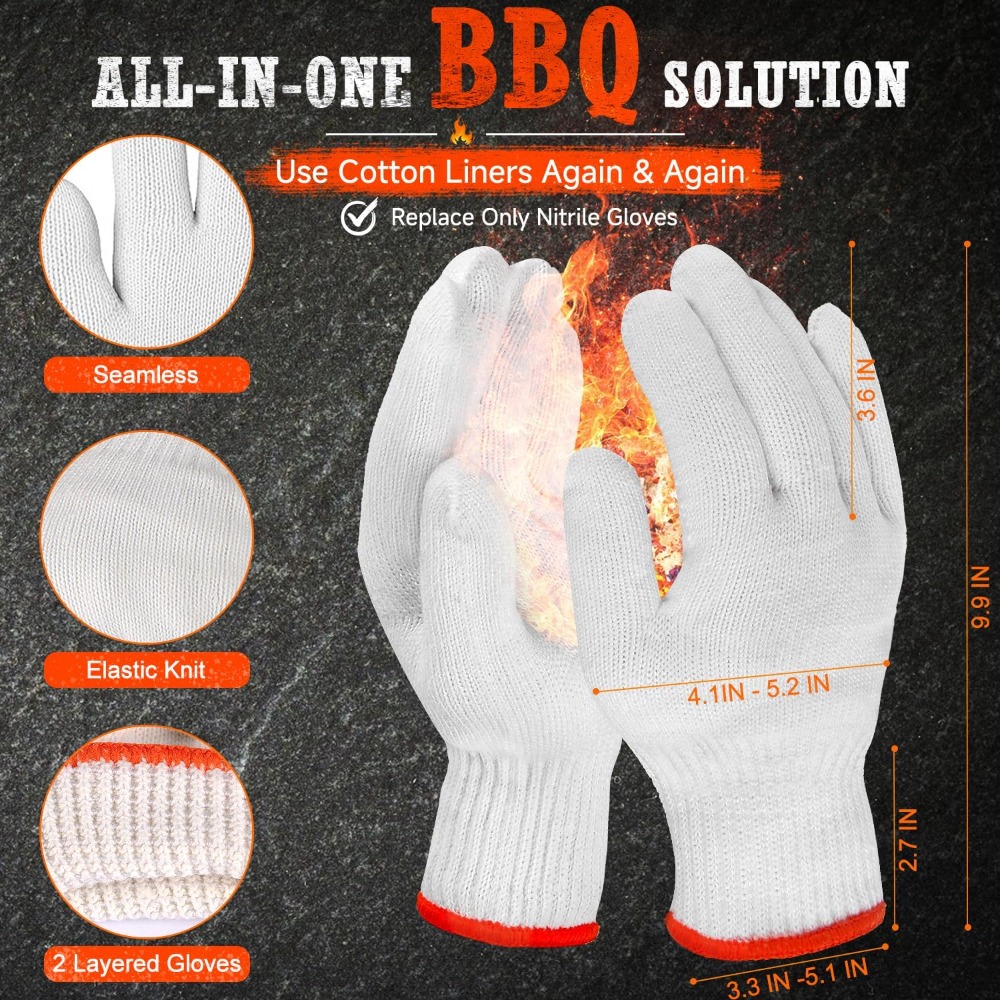 BBQ Gloves 50 Disposable Nitri – обзор и цена Heat Resistant Glove