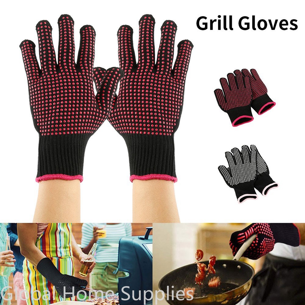 Barbecue Anti-scald Gloves Mic – обзор и цена Oven Mitt Silicone