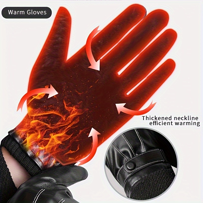 1Pair Winter Gloves Warm Drivi – обзор и цена Leather Driving Glove