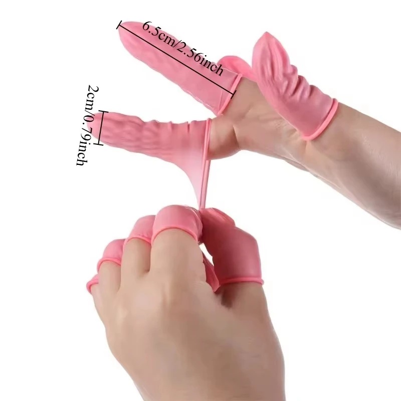 100/200PCS Disposable Finger C – обзор и цена Latex Disposable Glove