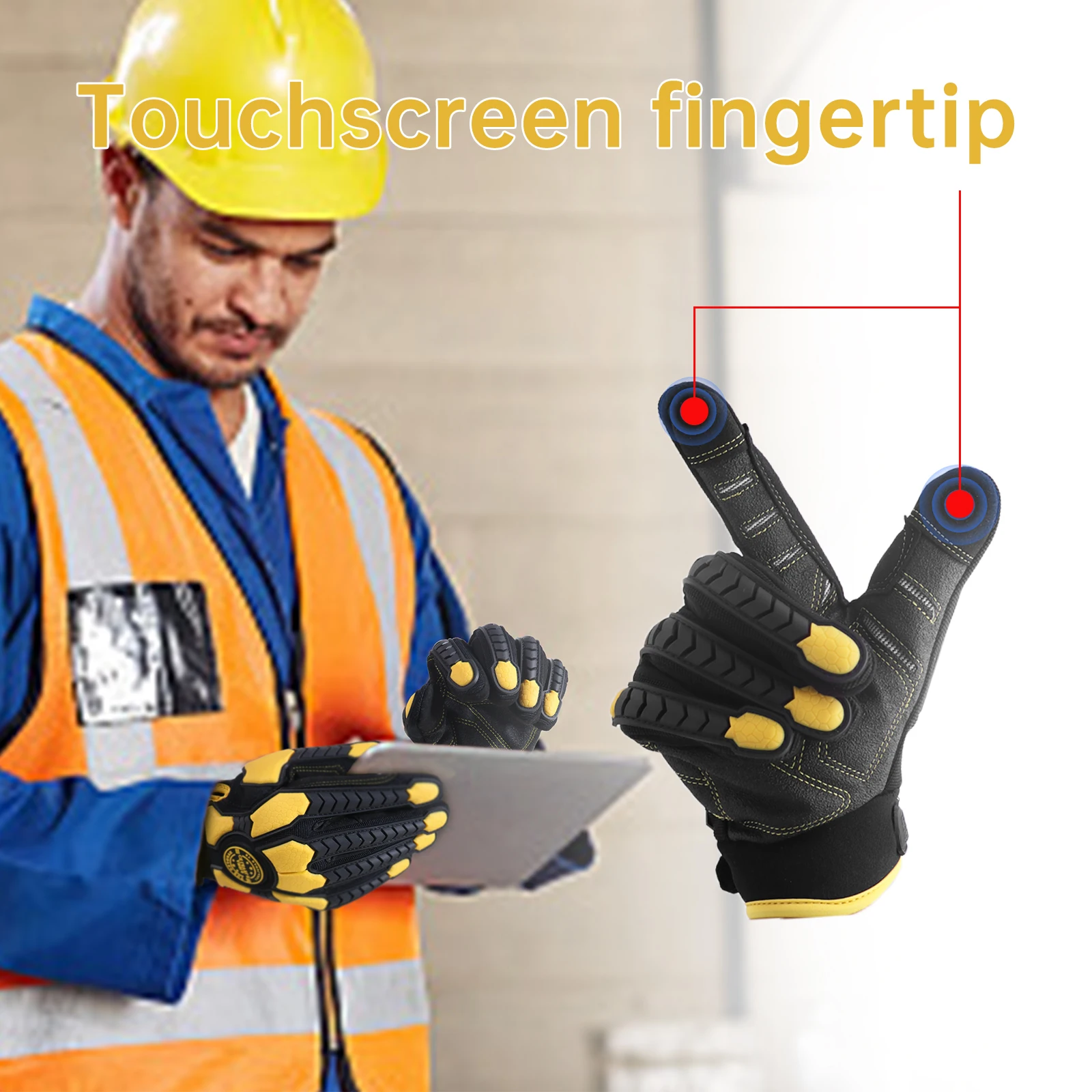Heavy Duty Work Gloves, Cut 6  – обзор и цена Work Glove Impact