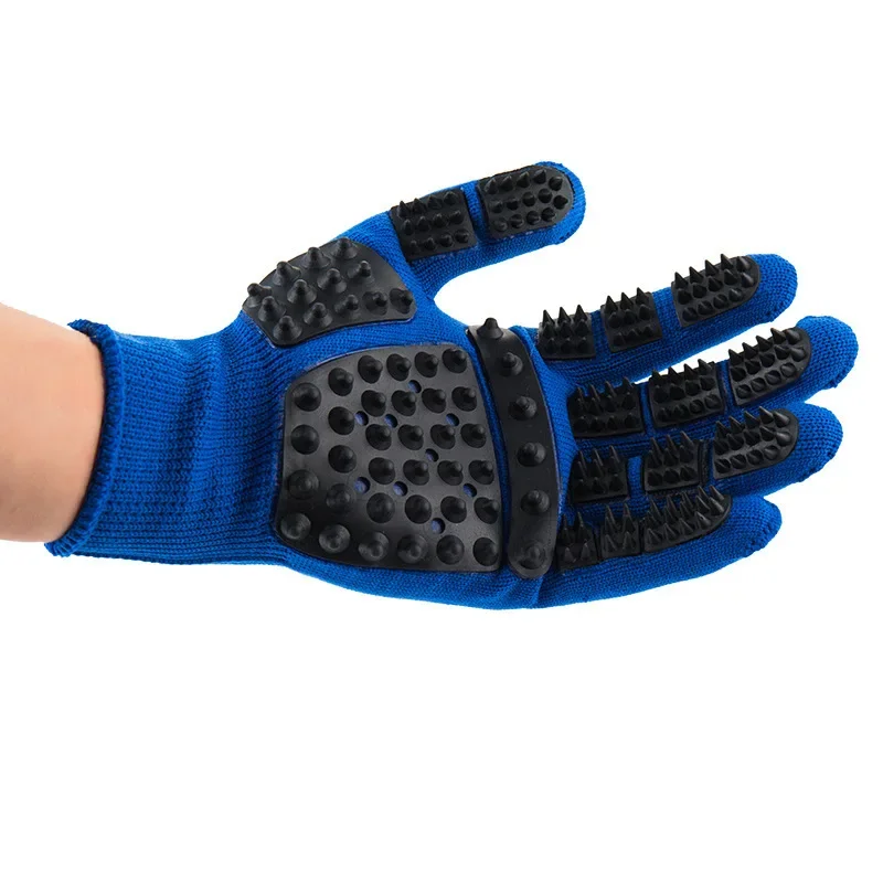 1PC Pet Hair Grooming Gloves C – обзор и цена Rubber Glove Cleaning
