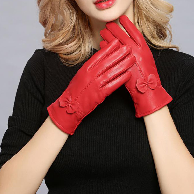 Women Genuine Leather Winter W – обзор и цена Wool Glove Lined