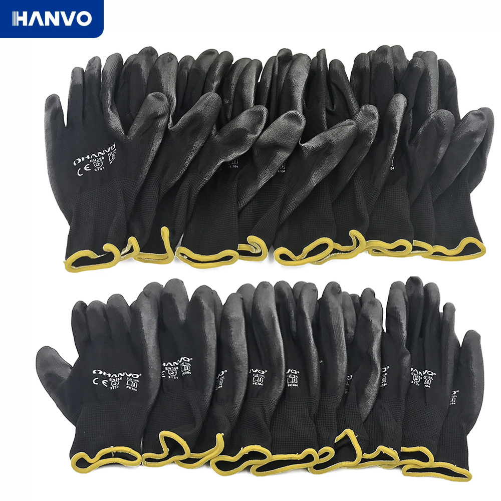 10 Pairs PU Nitrile Safety Coa – обзор и цена Nitrile Mechanic Glove