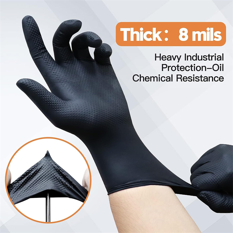 Black Nitrile Gloves Disposabl – обзор и цена Nitrile Mechanic Glove
