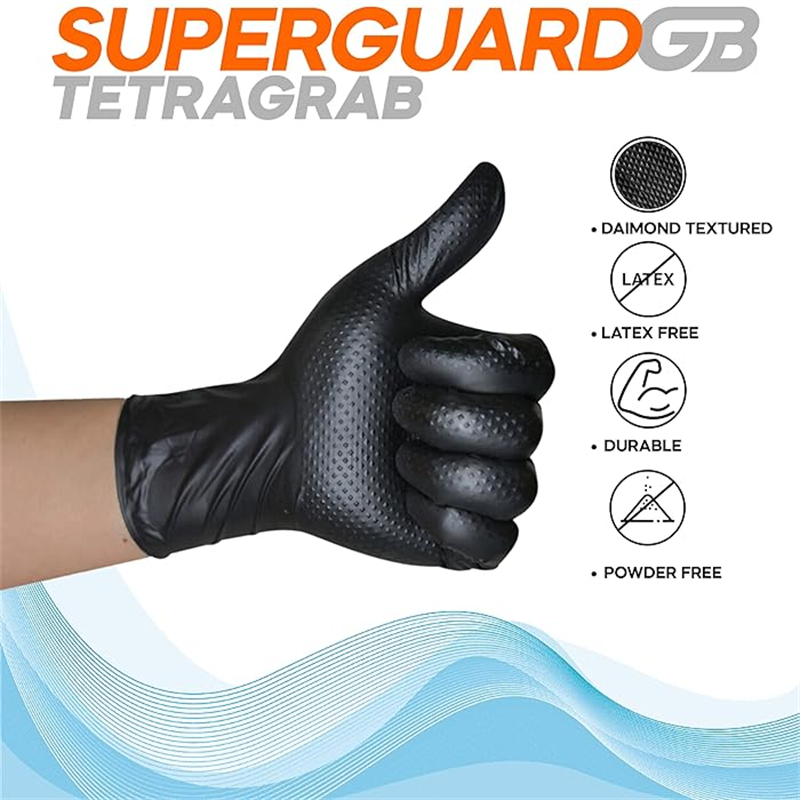 Black Nitrile Gloves Disposabl – обзор и цена Nitrile Mechanic Glove