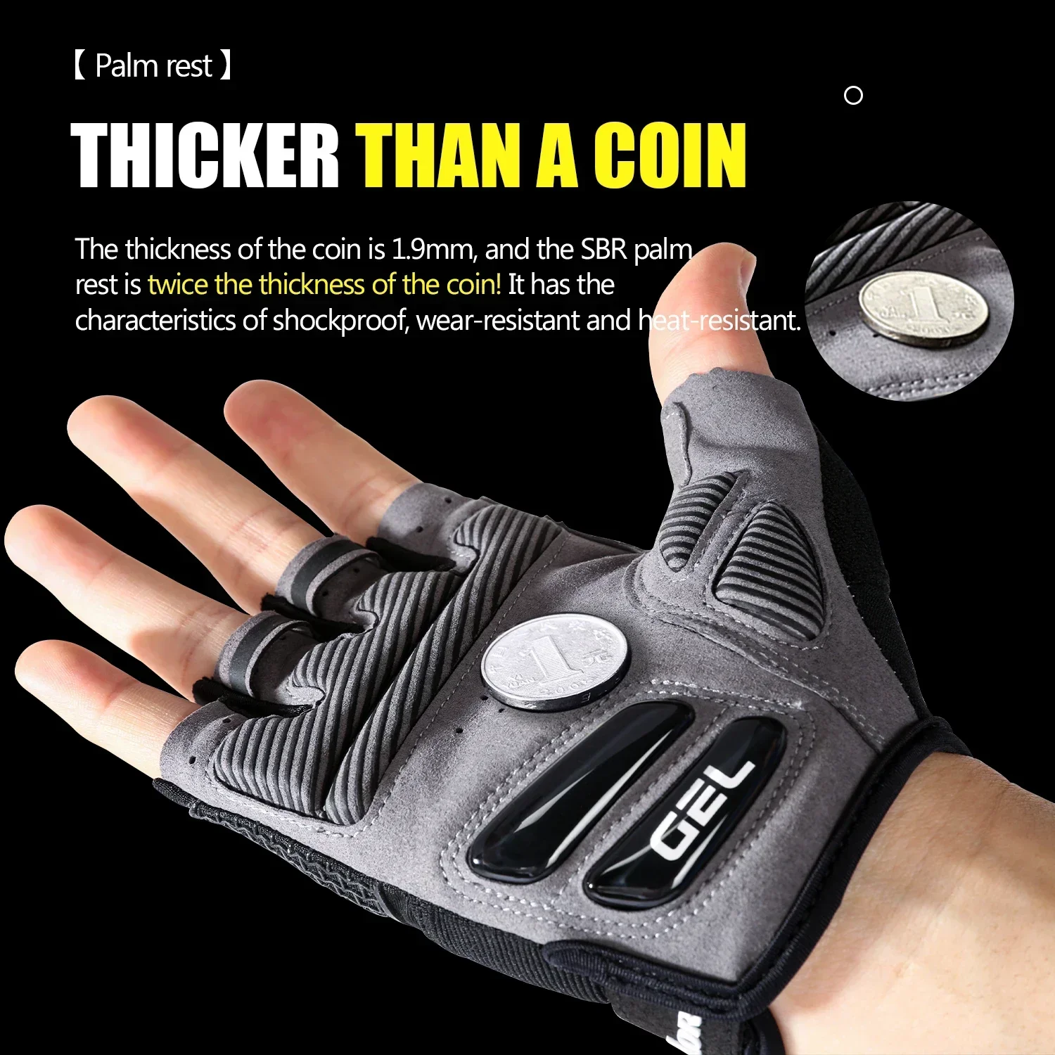 Anti Slip Shock Breathable Hal – обзор и цена Workout Glove Gym