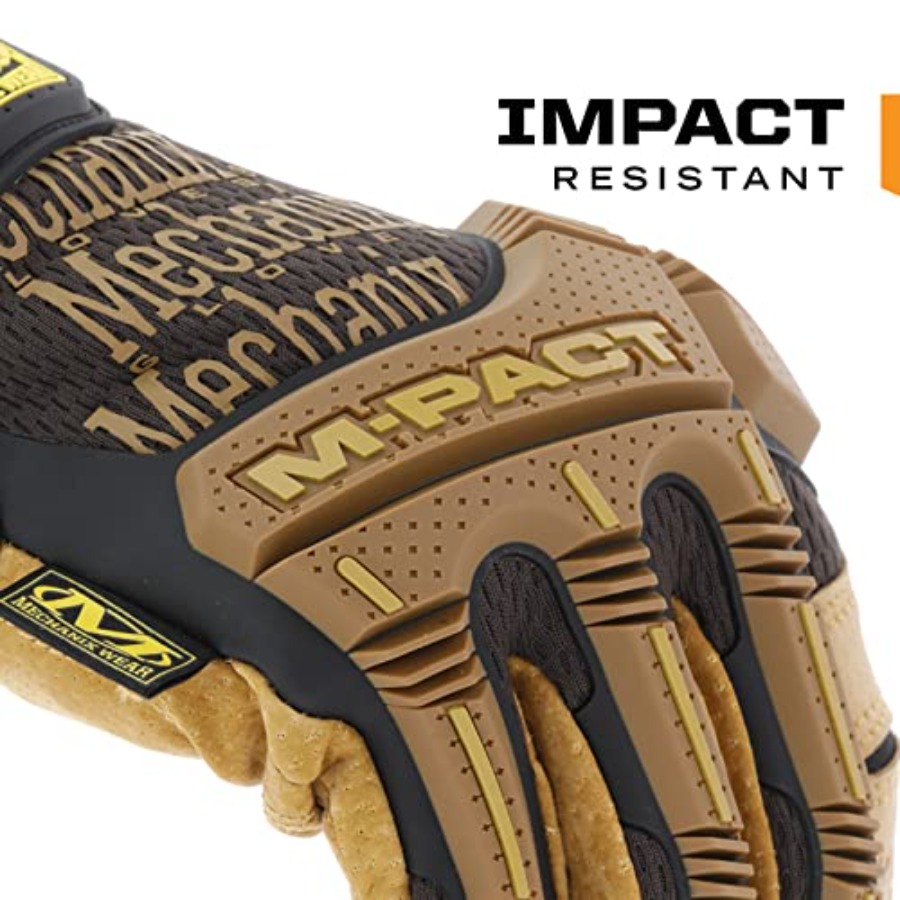 M-Pact Leather Gloves - Leathe – обзор и цена Work Glove Impact