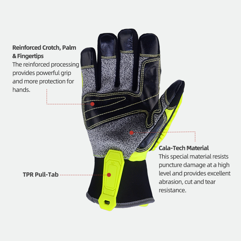 XYEHS ANSI CUT A5 Rescue Extri – обзор и цена Work Glove Impact
