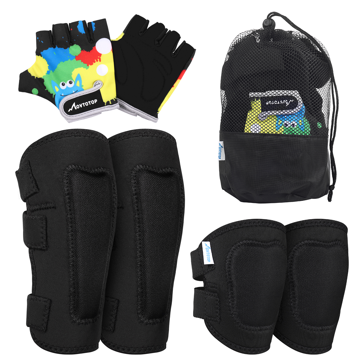 MOVTOTOP Protective Gear Set K – обзор и цена Cycling Glove Padded