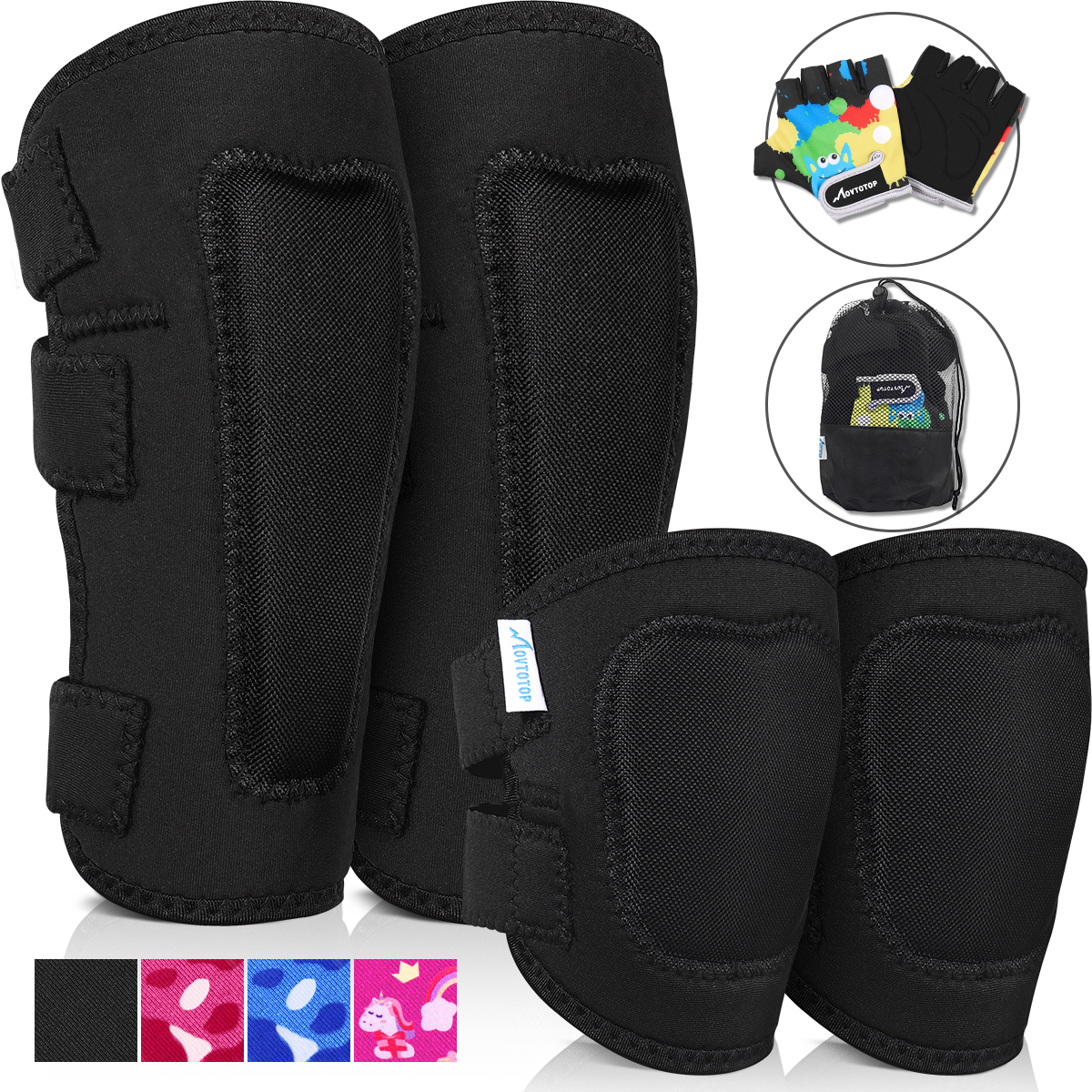MOVTOTOP Protective Gear Set K – обзор и цена Cycling Glove Padded