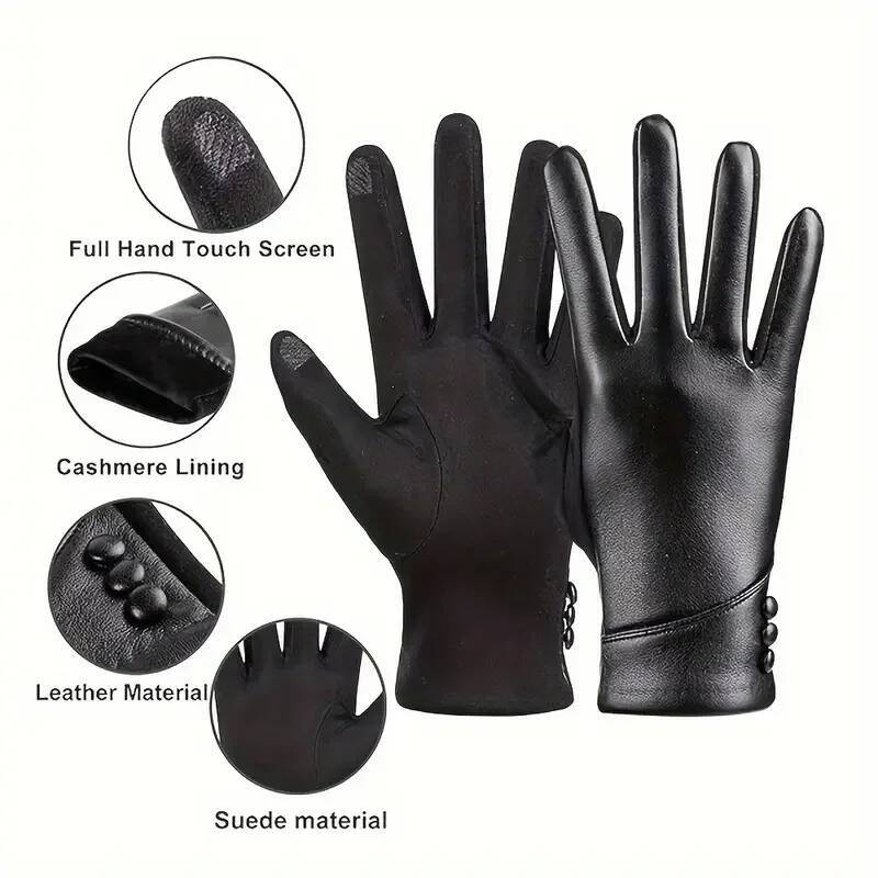Women Gloves Touch Screen Wool – обзор и цена Wool Glove Lined