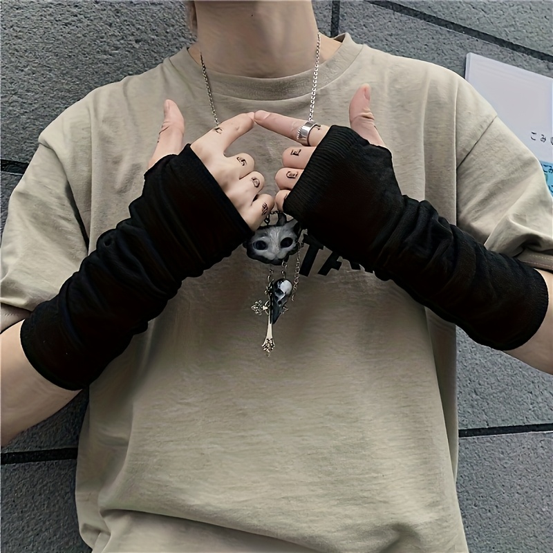 Fashion ninja arm cover, knitt – обзор и цена Fingerless Glove Knit