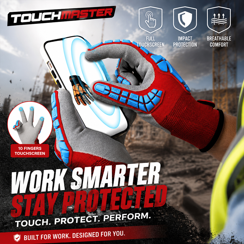 Anti-Impact Anti-Slip Nitrile  – обзор и цена Work Glove Impact