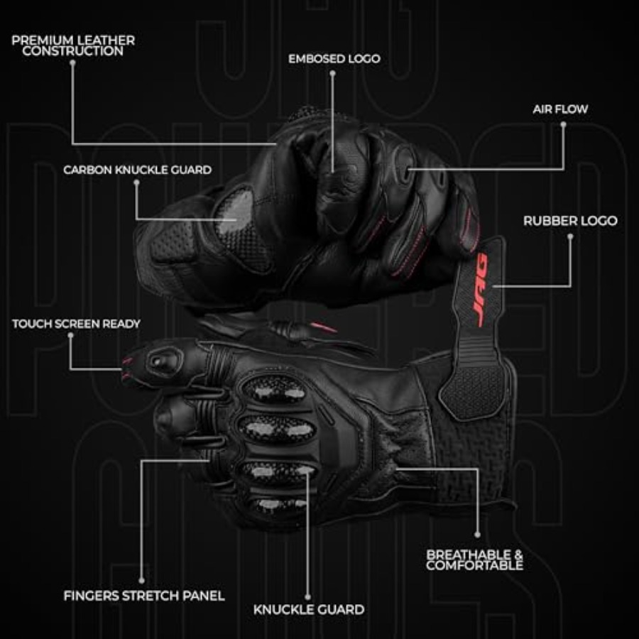 Leather Motorcycle Gloves for  – обзор и цена Motorcycle Glove Knuckle