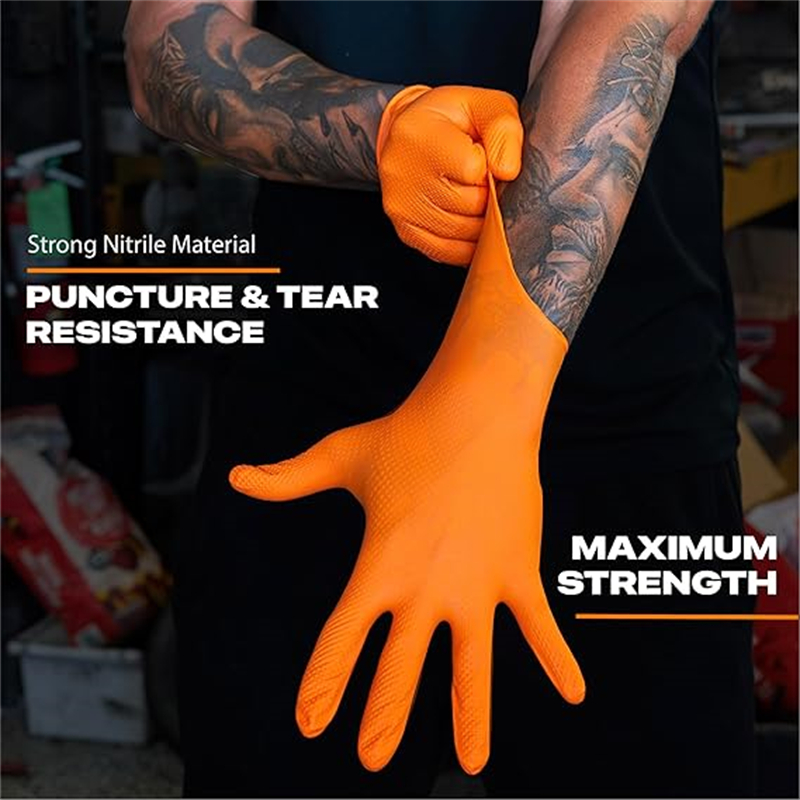 8mil Heavy Duty Industrial Ora – обзор и цена Nitrile Mechanic Glove