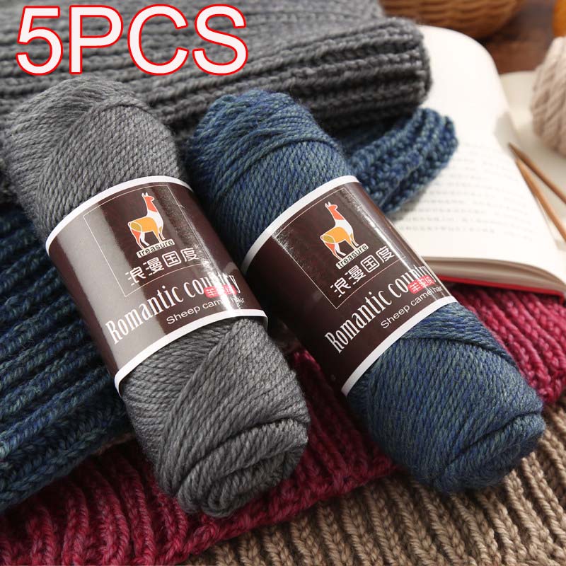 5PCS total 500g Hand knitting  – обзор и цена Wool Glove Lined