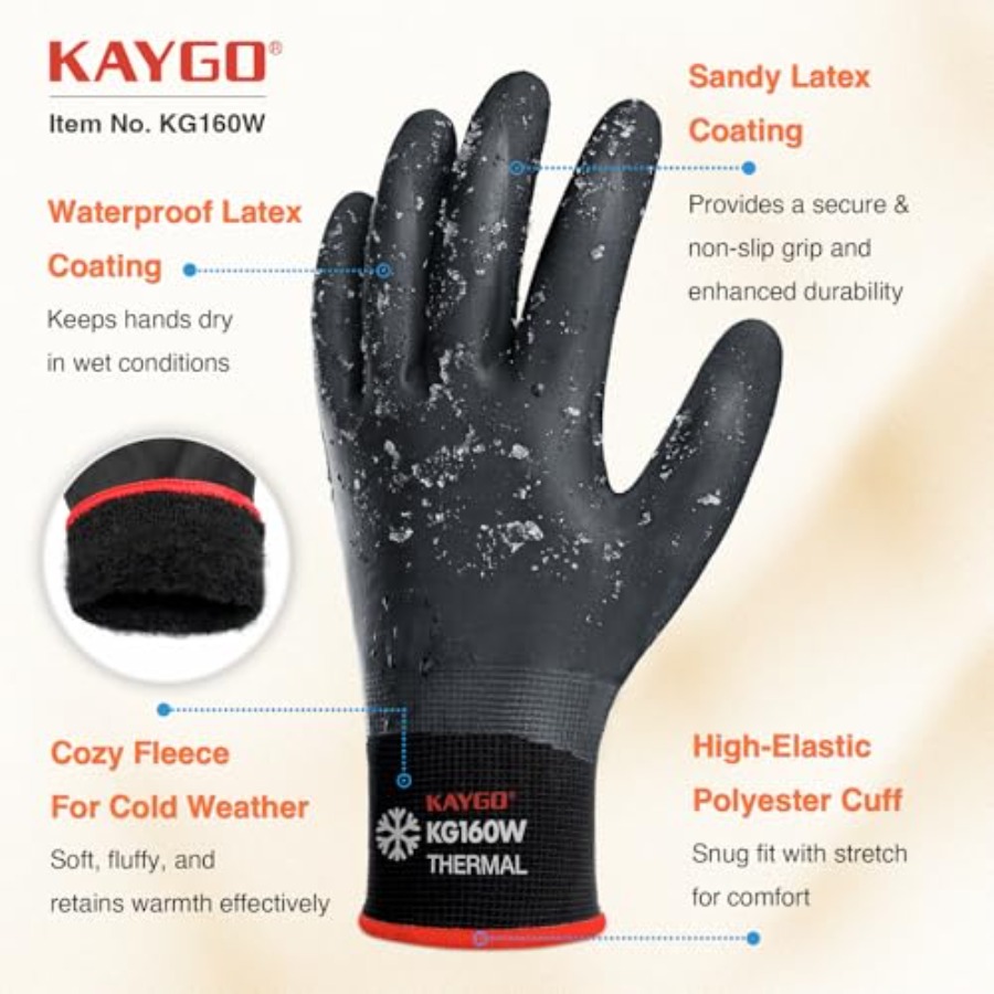 Winter Waterproof Work Gloves  – обзор и цена Winter Glove Insulated
