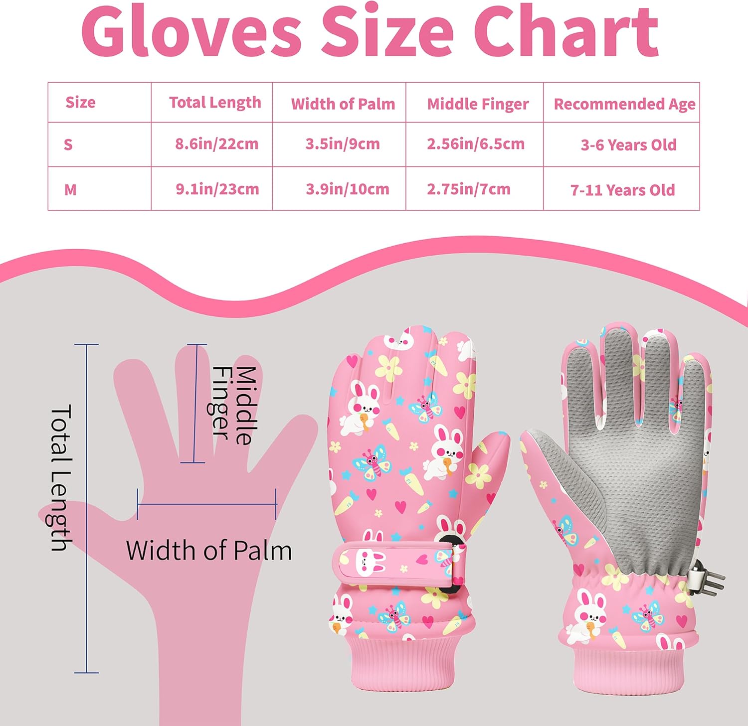 Kids Winter Snow Gloves, Water – обзор и цена Winter Glove Insulated