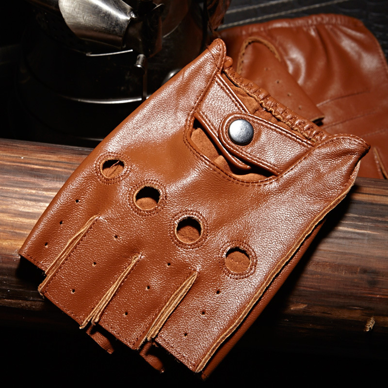 High Quality Man's Half Finger – обзор и цена Leather Driving Glove