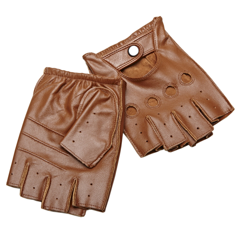 High Quality Man's Half Finger – обзор и цена Leather Driving Glove