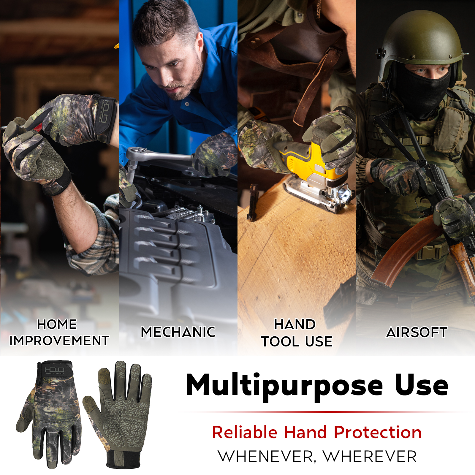 Handlandy Stock Full Finger Ca – обзор и цена Work Glove Impact