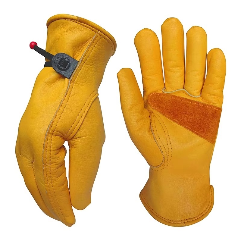 1 Pair Cowhide Heavy Duty Secu – обзор и цена Leather Driving Glove