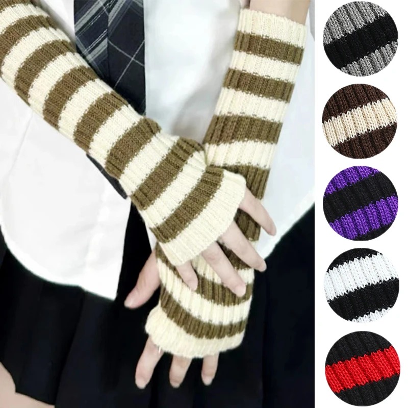 Women's Knitted Fingerless Arm – обзор и цена Fingerless Glove Knit