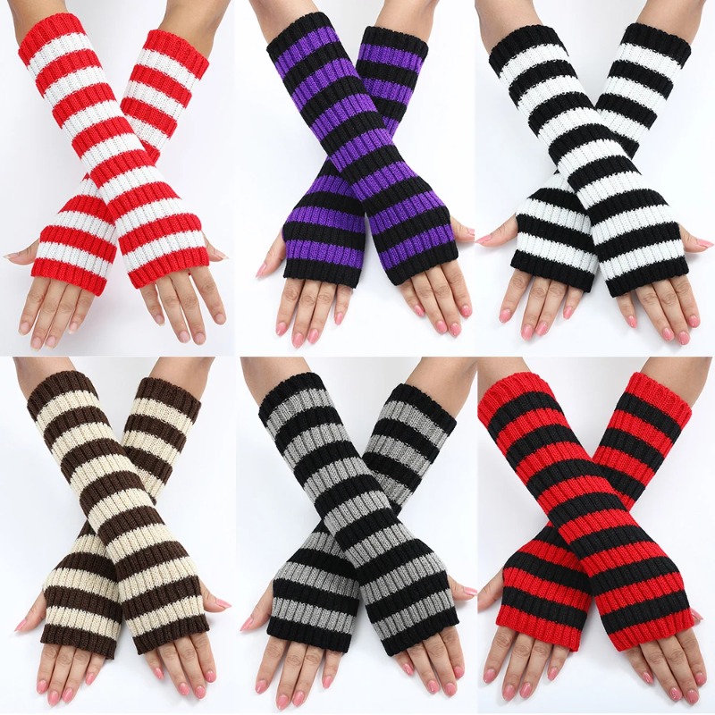 Women's Knitted Fingerless Arm – обзор и цена Fingerless Glove Knit