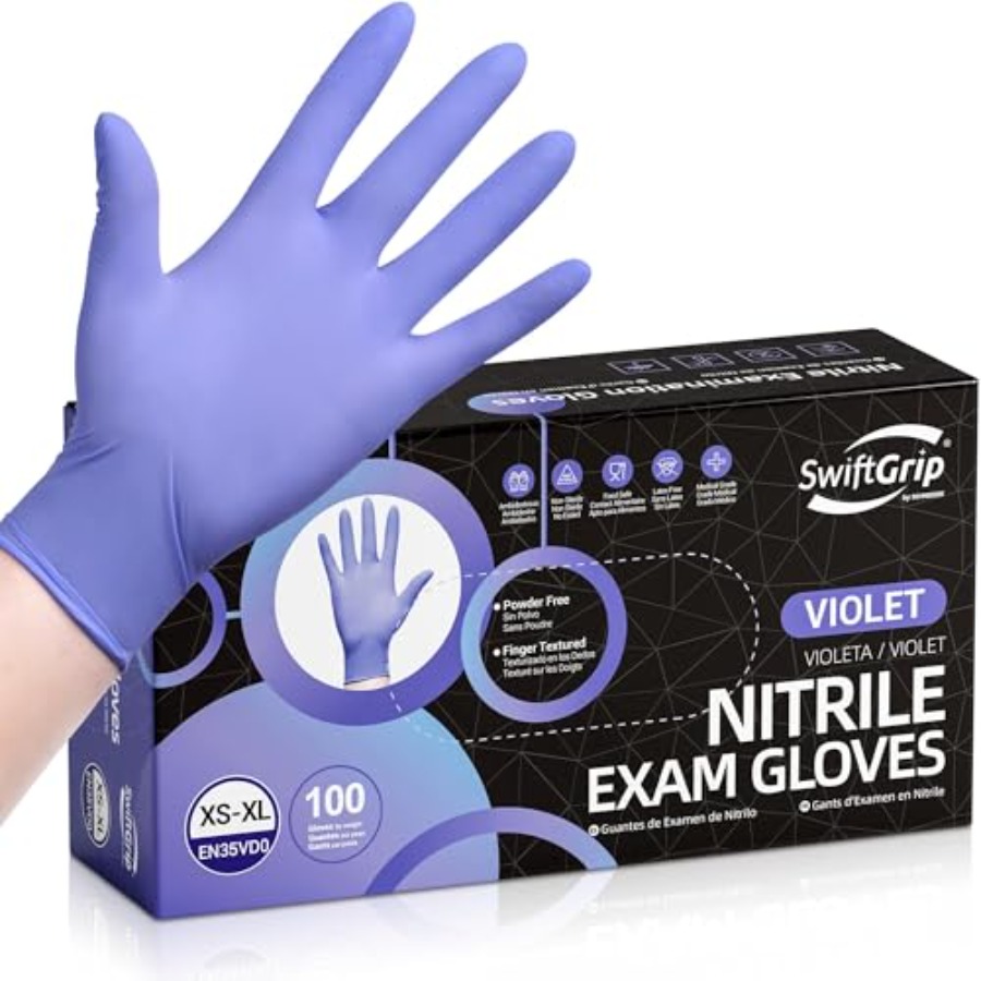 SwiftGrip Disposable Nitrile E – обзор и цена Exam Glove Nitrile